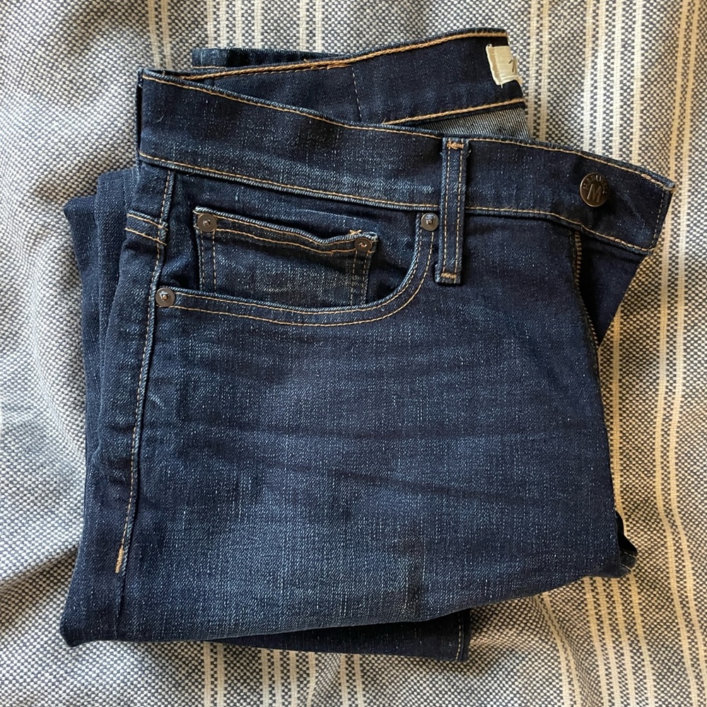 Madewell Athletic Slim Baxley wash jeans 33 x 30